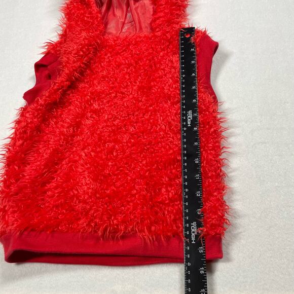 Sesame Street Elmo Costume Toddler Baby One Piece Hooded Sleeveless Pullover 2T - Picture 5 of 6